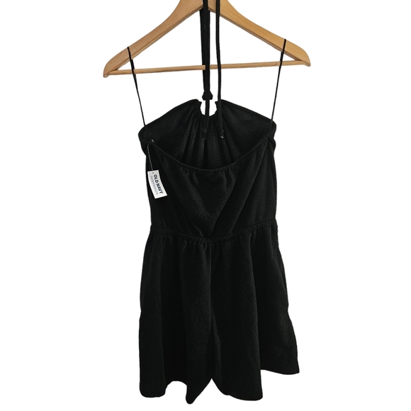 Old Navy Black Halter Romper - Picture 3 of 16